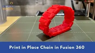 Print in Place Watch Band in Fusion 360