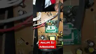 philips 2.1 subwoofer  audio complaint