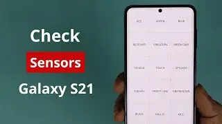 How to Check All Sensors With Secret Codes Samsung S21