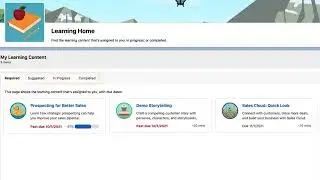 Salesforce Learning Paths