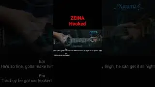 ZEINA - Hooked Guitar Chords Lyrics #shorts