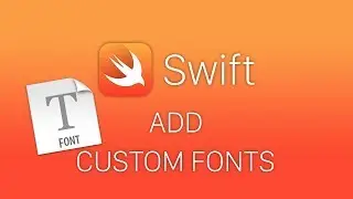 Swift 4 Custom Fonts - Уроки Swift Как добавить шрифт в проект Xcode