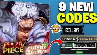 ⚠️DECEMBER CODES!⚠️ ALL WORKING CODES IN HAZE PIECE 2024 DECEMBER! | ROBLOX HAZE PIECE CODES 2024