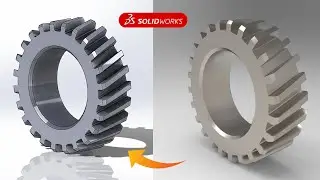 Gear Wheel 3D Design ||  Product Modelling in Solid works