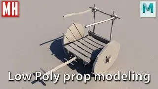 How to model a Low Poly Game Prop in Maya 2019