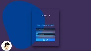 ANIMATED LOGIN FORM USING ONLY HTML AND CSS | COOL BLOB AND HOVER ANIMATION