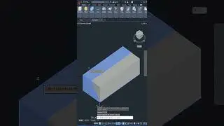 AutoCAD 3D, 3D modeling, how to used slice command #shorts