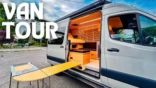 Most Incredible SNOW PEAK Designed Van Tour