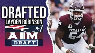 Patriots Draft Guard Layden Robinson | Breakdown and Reaction