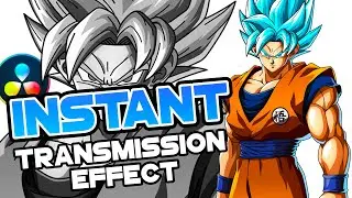 Dragonball Instant Transmission effect - Davinci Resolve 16 tutorial