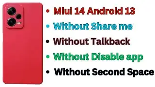 Xiaomi miui 14 frp bypass Android 13 | Google/Gmail Account Unlock Redmi Note 12 Without Pc