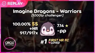 osu!catch | ArMa79 | Imagine Dragons - Warriors
 [1000lp challenger] +HR SS #1 LOVED