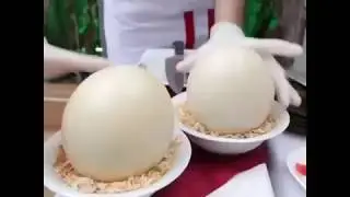 Ostrich Egg Receipe