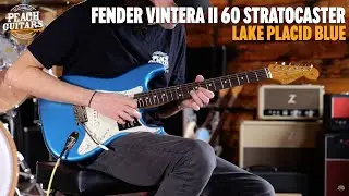 No Talking...Just Tones | Fender Vintera II 60s Stratocaster | Rosewood - Lake Placid Blue