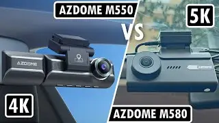 📹 AZDOME M580 Dashcam vs M550! What's the difference?