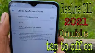 Realme C11 2021 Double Tap to lock settings  | double tap to screen on/Off setting Enable