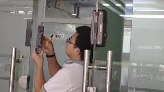 Installation Video for Multifunctional Smart Glass Door Lock P2508