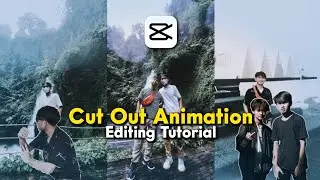 Cara Edit CUT OUT ANIMATION Di Capcut || Puzzle Trasition Tutorial