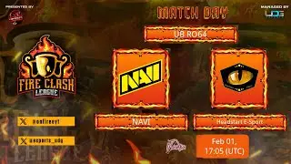 🔴 NAVI vs Headstart E-Sport | Fire Clash League | UB RO64