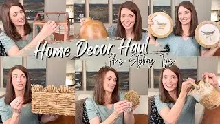 SPRING HOME DECOR HAUL + STYLING TIPS | Amazon, TJMaxx, Walmart,  Micheals, Hobby Lobby