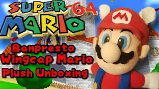 Mario 64 Banpresto Wingcap Mario Plush Unboxing! - MLPB