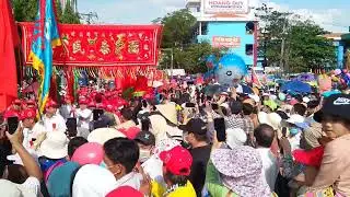 HÀNG VẠN NGƯỜI XEM RƯỚC CỘ CHÙA BÀ THIÊN HẬU BÌNH DƯƠNG