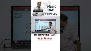 Be in the Red | Idioms and Phrases | #idiomsandphrases #viral #shorts