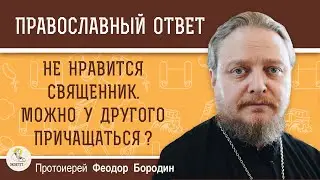 НЕ НРАВИТСЯ СВЯЩЕННИК. МОЖНО У ДРУГОГО ПРИЧАЩАТЬСЯ ?  Протоиерей Феодор Бородин