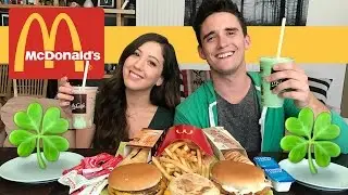 Our Favorite McDonalds Items // Shamrock Shake (Mukbang)