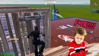 Trolling 10 year old FORTNITE KID (I CALL 911 ON HIM)