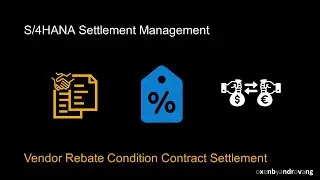 SAP S/4HANA Settlement Management - Vendor Rebate Condition Contract