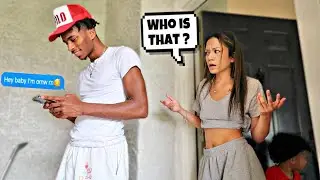 TEXTING MY WIFE "IM ON MY WAY😘" THEN LEAVING THE HOUSE! (Cheating Prank)