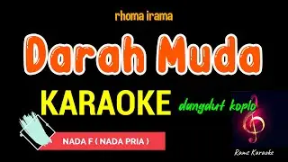 DARAH MUDA | RHOMA IRAMA - KARAOKE DANGDUT KOPLO