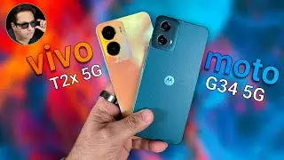 vivo T2x vs moto G34 - The best affordable 5G Smartphone