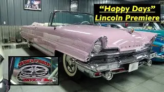 “Happy Days” 1956 Lincoln Premier convertible, Pinky Tuscadeo’s prop car in  Bob Marvin Collection.