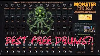 Лучшие бесплатные VST Барабаны? Monster Drum/базовый деткор