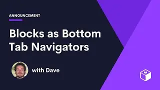 Blocks as Bottom Tab Navigators