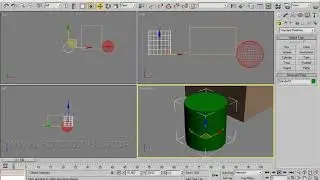 3ds max Масштабирование к выделенным объектам, фокусировка внимания на работе. Урок 42