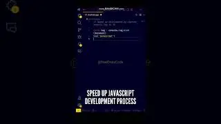 😍😍 Speed up development process by shortening console log in JavaScript 