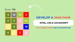 2048 Game | Javascript HTML CSS