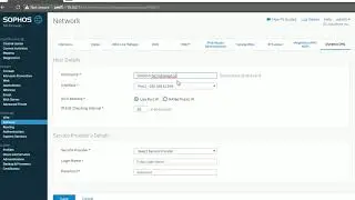 How to add a free Dynamic DNS DDNS Sophos XG 135w firewall