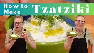 Tzatziki Sauce | How to Make Tzatziki | Mediterranean Diet Recipes