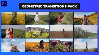 Geometric Transition Pack Premiere Pro Template