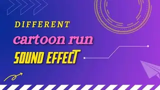 Funny different cartoon footstep sound effect