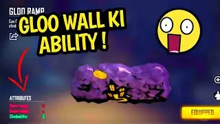 Free Fire Gloo Wall Ki Ability 😮 | New Lego Grenade Skin 💥 | Redeem Code Giveaway 🔥| Sniper Gaming