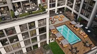 The Liv Apartments. 3d animation