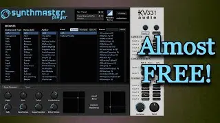 ALMOST FREE! - Cool Synth Plugin With 2000 Presets - Synthmaster 2 Player - Review & Demo