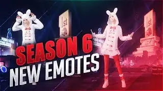 Season 6 New Emotes ! Royale Pass Rewards ! Pubg Mobile