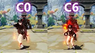 Hu tao C0 vs C6! How much difference?