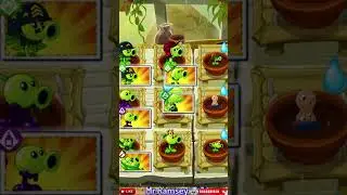 Animation Pea Plants in Zen Garden #Shorts #mrramsey #pvz2 #pvz